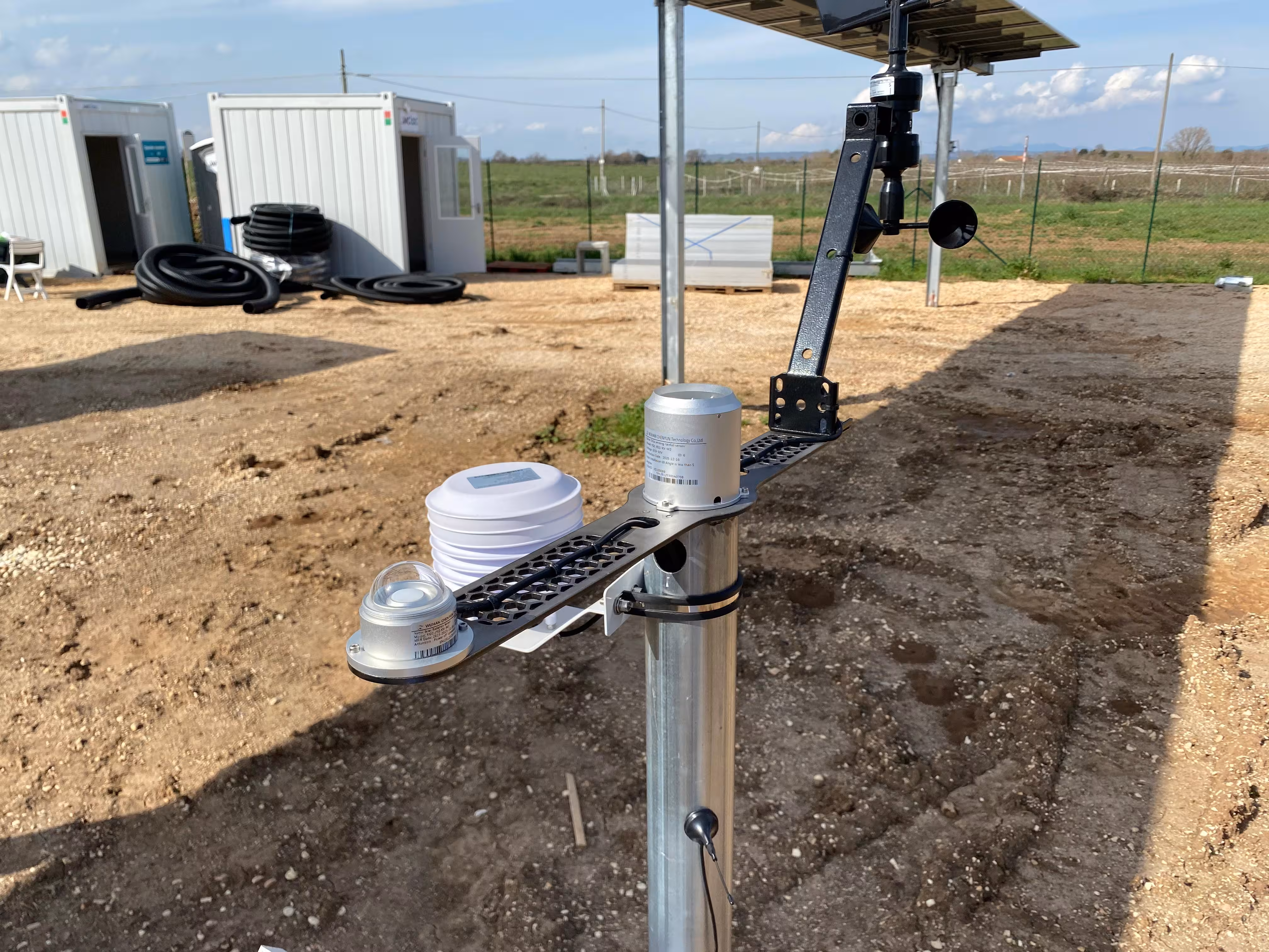 Installazione stazione sul campo 4