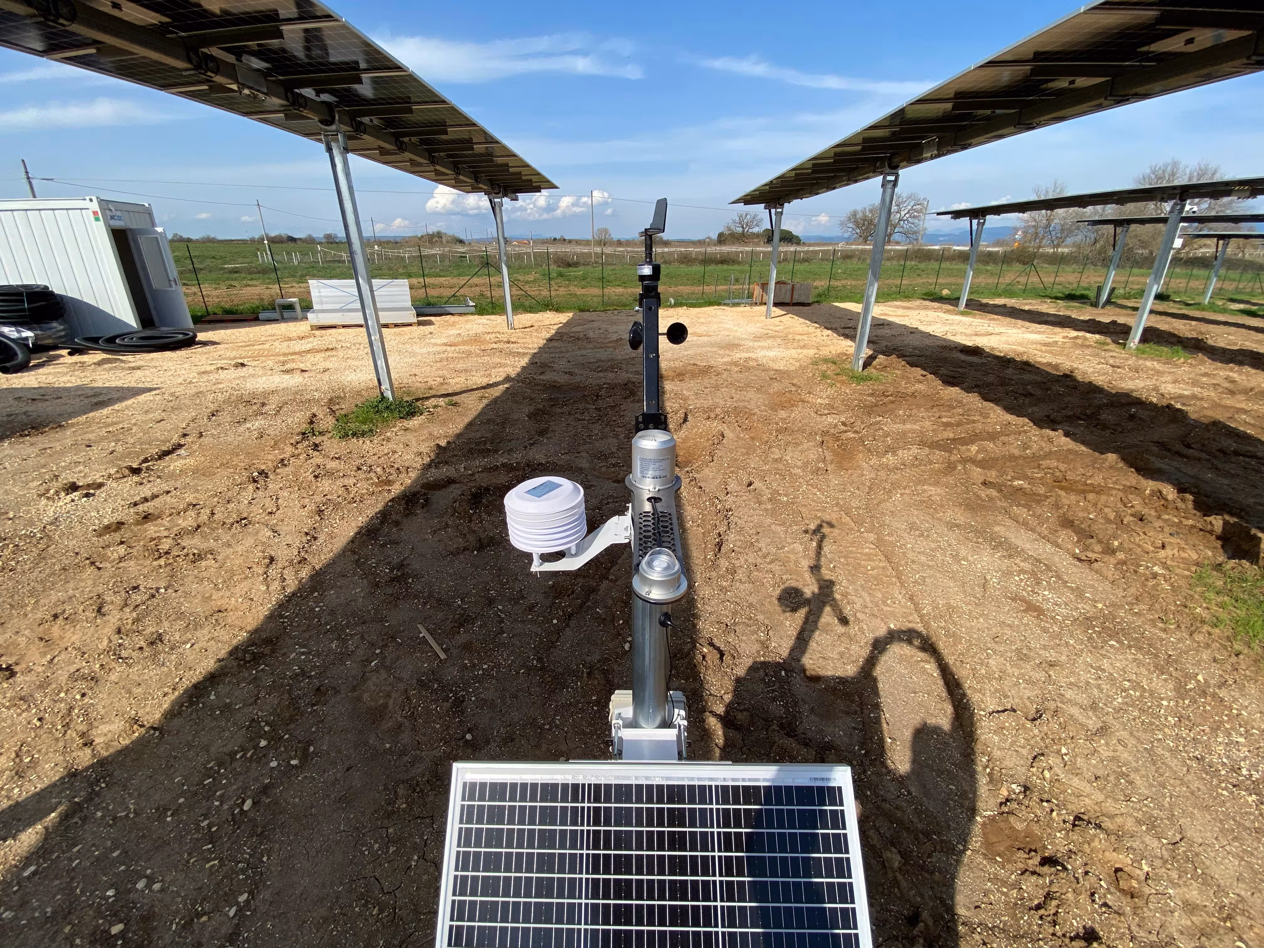 Installazione stazione sul campo 6