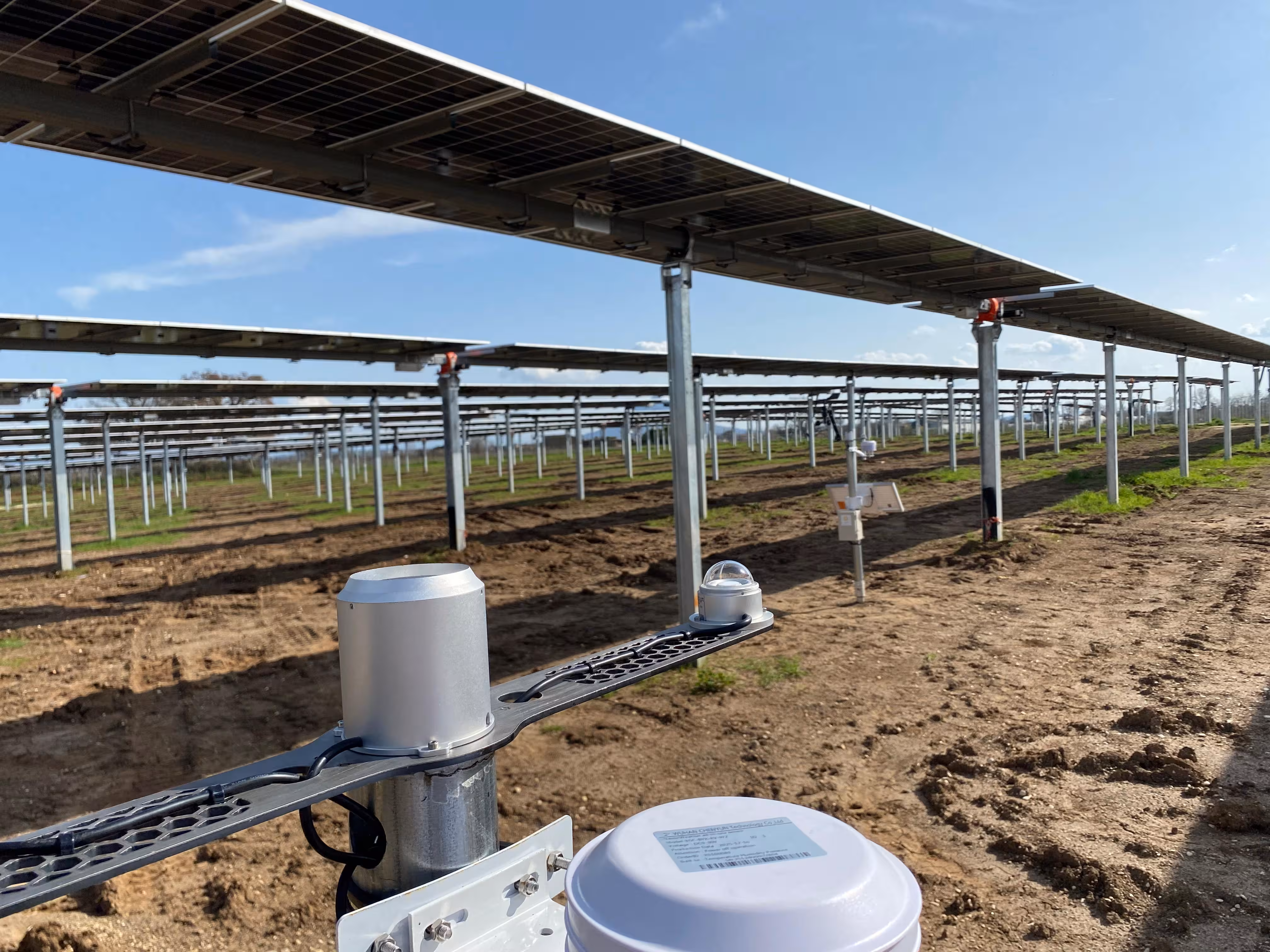 Installazione stazione sul campo 7